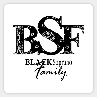 BSF blck bandana Magnet